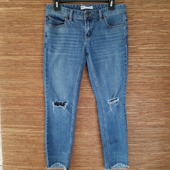 Free People Denim - Free People Skinny Cropped Jeans
